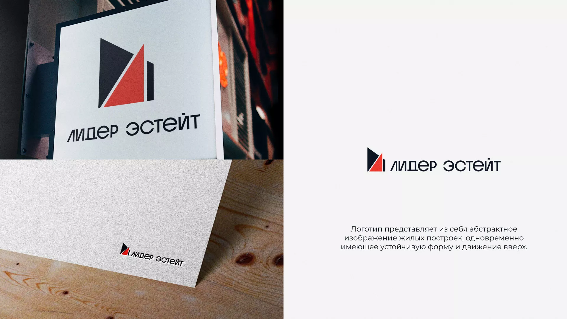 Сделали логотип для агентства недвижимости «Лидер Эстейт» в Балахне