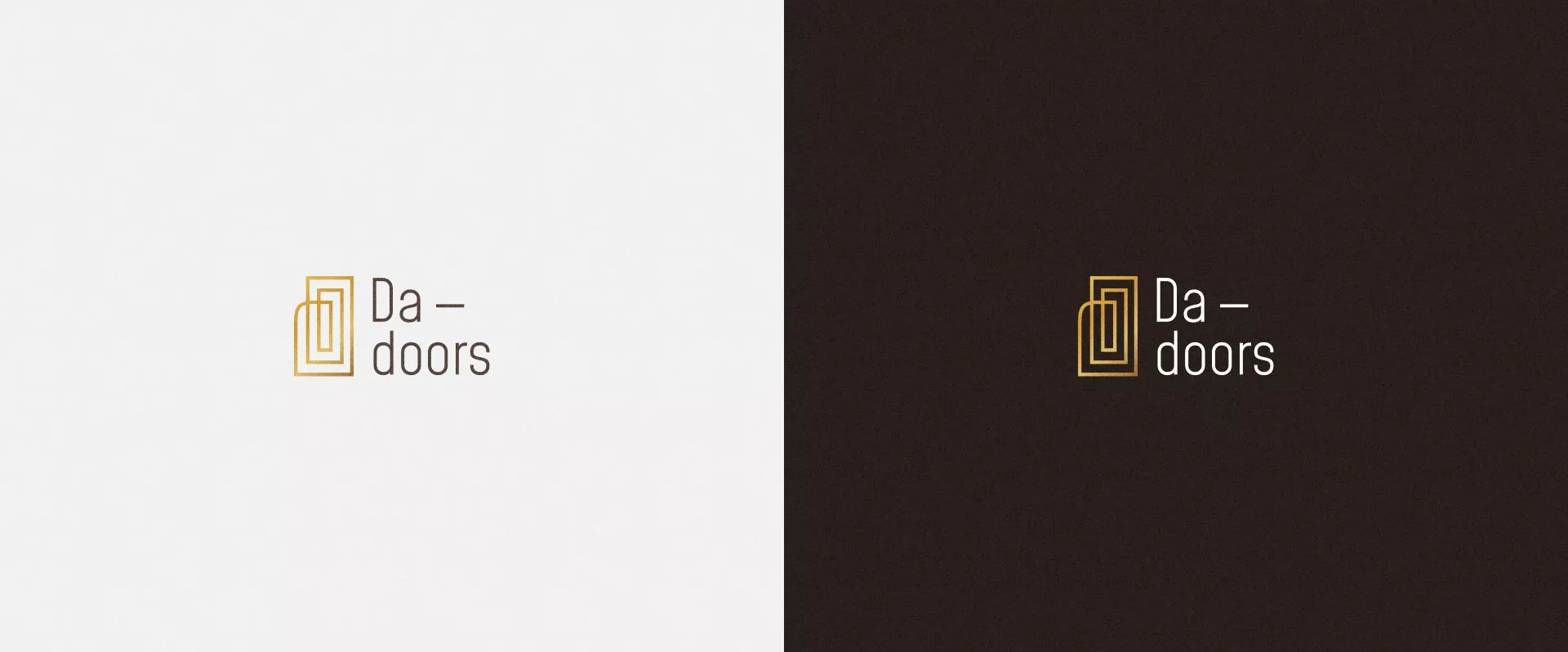 Разработка логотипа для компании «DA-DOORS» в Балахне
